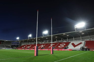 Betfred Süper Lig 3. Raundunda St Helens, Leigh Leopards 'a karşı St Helens Stadyumu, St Helens, İngiltere 1 Mart 202