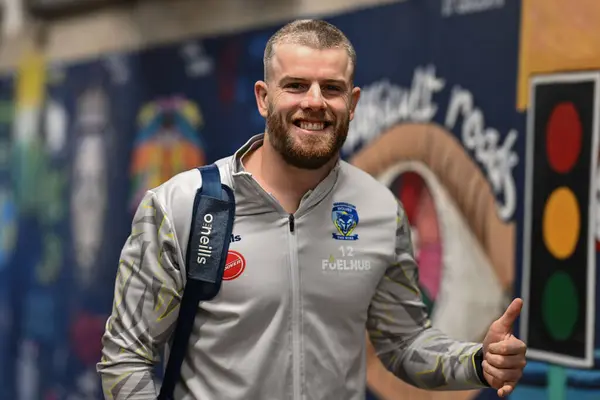 Lachlan Fitzgibbon Warrington Wolves Llega Durante Partido Betfred Super League —  Fotos de Stock