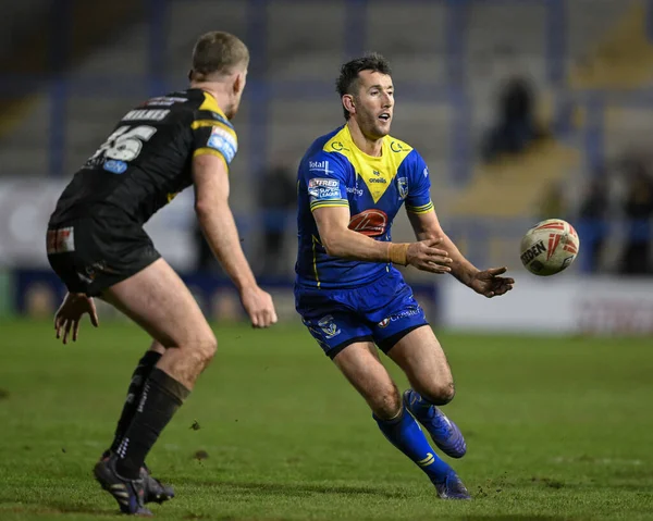 Stefan Ratchford Warrington Wolves Faz Uma Pausa Durante Betfred Super — Fotografia de Stock