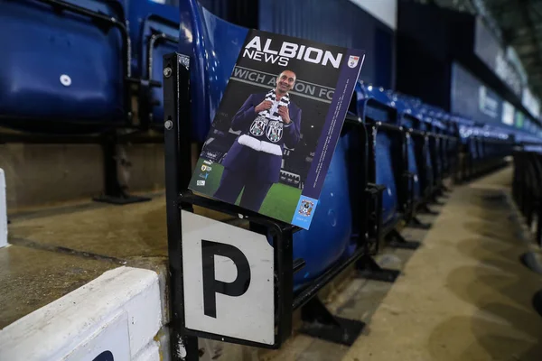 Shilen Patel Chairman West Bromwich Albion Front Cover Match Day — Stock Photo, Image