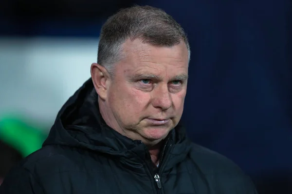 Mark Robins Gerente Coventry City Durante Luta Sky Bet Championship — Fotografia de Stock