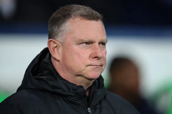 Mark Robins Gerente Coventry City Durante Sky Bet Championship Match — Foto de Stock