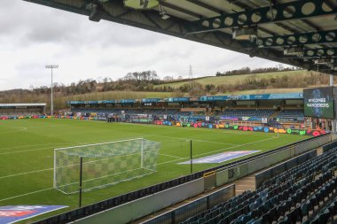 A general view of Adams Park during the Sky Bet League 1 match Wycombe Wanderers vs Barnsley at Adams Park, High Wycombe, United Kingdom, 2nd March 202 clipart