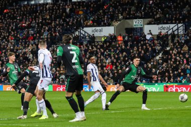 West Bromwich Albion 'dan Grady Diangana, 1 Mart 202' de İngiltere 'nin Hawthorns kentinde oynanan Sky Bet Şampiyonası' nda West Bromwich Albion-Coventry City maçında 2-0 berabere kalma golünü attı.