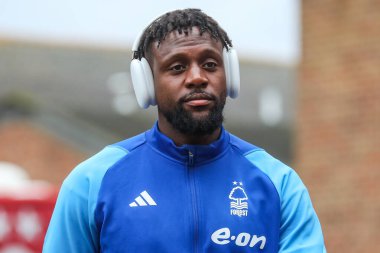 Nottingham Ormanı 'ndan Divock Origi, Nottingham Forest' a karşı Liverpool Premier Lig karşılaşması öncesinde İngiltere 'nin Nottingham şehrinde 2 Mart 202' de geldi.