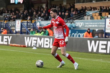 Barnsley takımından Corey O 'Keeffe, 2 Mart 202' de Adams Park, High Wycombe 'da Wycombe Wanderers' a karşı oynanan Sky Bet 1 karşılaşmasında sahada.