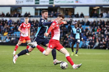 Barnsley 'den Conor Grant, 2 Mart 202' de Adams Park, High Wycombe, İngiltere 'de Wycombe Wanderers' a karşı oynanan Sky Bet 1 karşılaşmasında 2-4 berabere kaldı.