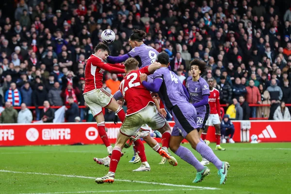 Darwin Nez Liverpool Marca Gol Para Torná Durante Jogo Premier — Fotografia de Stock