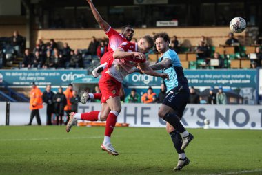 Barnsley 'den Sam Cosgrove, 2 Mart 202' de Adams Park, High Wycombe, İngiltere 'de Wycombe Wanderers-Barnsley maçında 1-1 berabere kaldı.