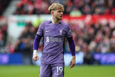 Liverpool 'dan Harvey Elliott Premier League maçı sırasında Nottingham Forest, Liverpool' a karşı City Ground, Nottingham, İngiltere, 2 Mart 202