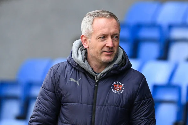 Neil Critchley Manager Blackpool Sky Bet League Match Shrewsbury Town — Stock Photo, Image