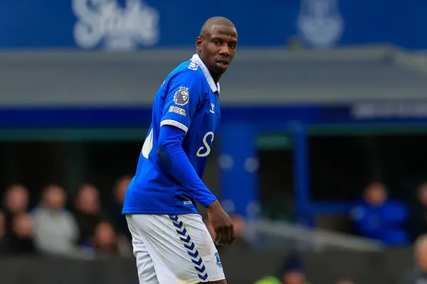 Abdoulaye Doucoure Everton Podczas Meczu Premier League Everton West Ham — Zdjęcie stockowe