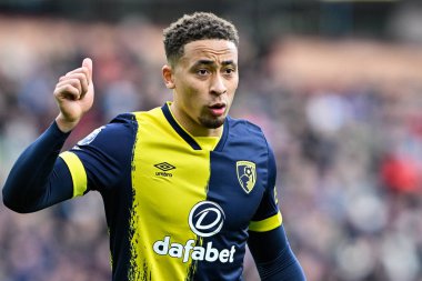 Bournemouth 'dan Marcus Tavernier Premier Lig maçı sırasında Burnley, Burnley Bournemouth' a karşı Turf Moor, Burnley, İngiltere, 3 Mart 202