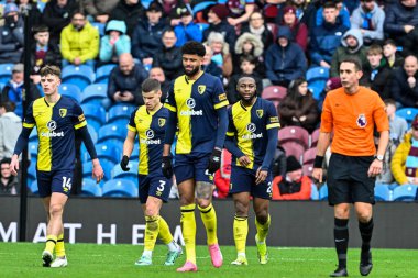Bournemouth 'dan Antoine Semenyo, 3 Mart 202' de Burnley ile Burnnemouth arasında oynanan Premier Lig maçında 0-2 'lik galibiyet golünü kutluyor.