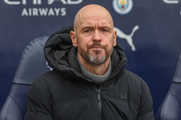 Erik Ten Hag Manager Manchester United Premier League Match Manchester — Fotografia de Stock