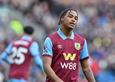 Burnley 'den Wilson Odobert, Premier Lig maçı sırasında Burnley Bournemouth' a karşı Turf Moor, Burnley, İngiltere, 3 Mart 202