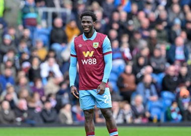 Burnley 'den David Datro Fofana, Premier League maçı sırasında Burnley, Burnley' e karşı Turf Moor, Burnley, İngiltere, 3 Mart 202