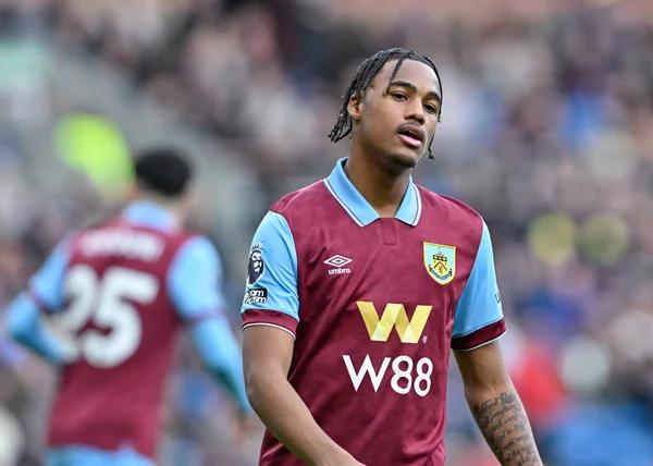 Wilson Odobert Burnley Durante Partido Premier League Burnley Bournemouth Turf — Foto de Stock