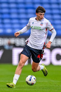 Bolton Wanderers takımından Oliver Smith, Bolton Wanderers 'a karşı 2 Eylül 2025' te Toughsheet Community Stadyumu 'nda oynanan Bolton Wanderers maçında...