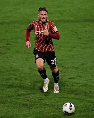 Bradford City 'den Bobby Pointon 2 Eylül 2025' te Bradford Stadyumu 'nda Bradford City ile Grimsby Town arasındaki Vertu Kupası maçında