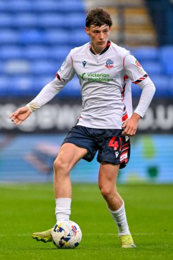 Bolton Wanderers takımından Oliver Smith, Bolton Wanderers 'a karşı 2 Eylül 2025' te Toughsheet Community Stadyumu 'nda oynanan Bolton Wanderers maçında...