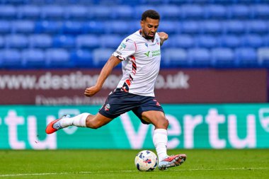 Bolton Wanderers takımından Cyrus Christie, Bolton Wanderers ile Toughsheet Community Stadyumu 'nda oynanan Bolton Wanderers maçında, 2 Eylül 2025