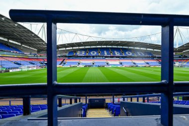 Bolton Wanderers maçında Bolton Wanderers, Rotherham United 'a karşı Toughsheet Community Stadyumu, Bolton, Birleşik Krallık' ta 2 Eylül 2025 'de oynanan maçta Toughsheet Community Stadyumu' nun genel saha görüntülerini izledi.