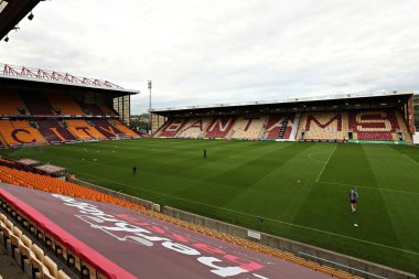 Bradford Üniversitesi Stadyumu, Bradford Stadyumu 'nda Bradford City' nin Grimsby Town 'a karşı oynadığı Vertu Kupası maçından önceki genel görünümü, 2 Eylül 2025