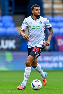 Bolton Wanderers takımından Cyrus Christie, Bolton Wanderers ile Toughsheet Community Stadyumu 'nda oynanan Bolton Wanderers maçında, 2 Eylül 2025