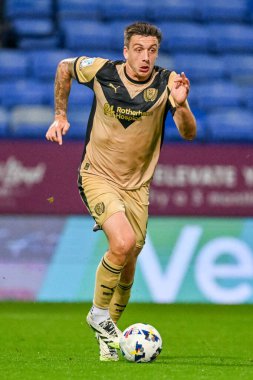 Rotherham United takımından Jordan Hugill 2 Eylül 2025 'te İngiltere' nin Toughsheet Community Stadyumu 'nda Bolton Wanderers-Rotherham United maçında