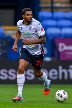 Bolton Wanderers takımından Cyrus Christie, Bolton Wanderers ile Toughsheet Community Stadyumu 'nda oynanan Bolton Wanderers maçında, 2 Eylül 2025