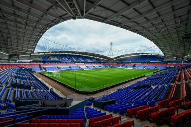 Bolton Wanderers maçında Bolton Wanderers, Rotherham United 'a karşı Toughsheet Community Stadyumu, Bolton, Birleşik Krallık' ta 2 Eylül 2025 'de oynanan maçta Toughsheet Community Stadyumu' nun genel saha görüntülerini izledi.
