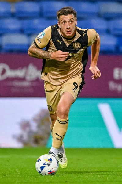 Rotherham United takımından Jordan Hugill 2 Eylül 2025 'te İngiltere' nin Toughsheet Community Stadyumu 'nda Bolton Wanderers-Rotherham United maçında