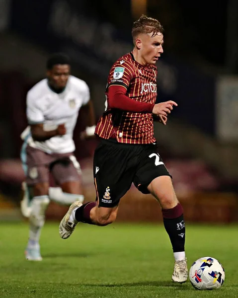 Bradford City 'den Bobby Pointon 2 Eylül 2025' te Bradford Stadyumu 'nda Bradford City ile Grimsby Town arasındaki Vertu Kupası maçında