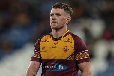 Huddersfield Giants 'tan Oliver Russell 25. Betfred Süper Lig karşılaşmasında Huddersfield Giants' a karşı Leeds Gergedan, Accu Stadyumu, Huddersfield, Birleşik Krallık, 4 Eylül 2025