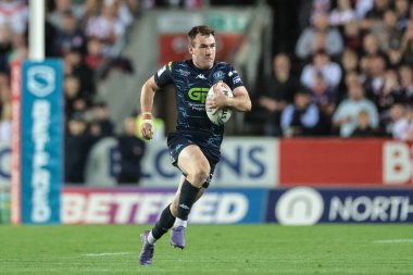 Wigan Warriors takımından Harry Smith, 5 Eylül 2025 'te St Helens ile Wigan Warriors arasında oynanan 25.