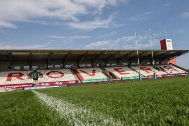 The Sewell Group Craven Park 'ın Betfred Süper Lig 25. Raundunda Hull KR, Hull FC' ye karşı Sewell Group Craven Park, Kingston upon Hull, İngiltere, 7 Eylül 2025