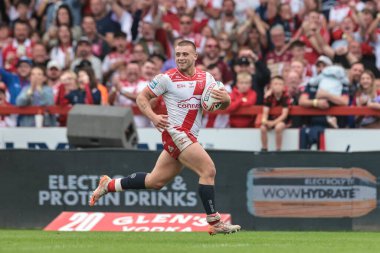 HAYIR, Hull KR 'dan Mikey Lewis 60 yardada tek başına koşuyor ama 7 Eylül 2025' te Sewell Group Craven Park, Kingston on on Hull, Birleşik Krallık 'ta oynanan Betfred Süper Lig 25. Raundu Hull KR vs Hull FC maçında video hakemi tarafından elendi.