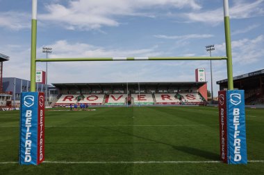 The Sewell Group Craven Park 'ın Betfred Süper Lig 25. Raundunda Hull KR, Hull FC' ye karşı Sewell Group Craven Park, Kingston upon Hull, İngiltere, 7 Eylül 2025