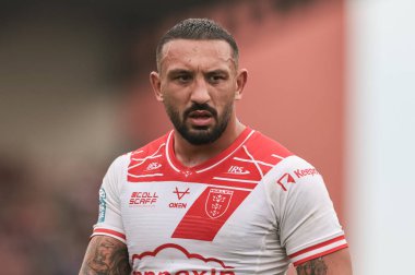 Hull KR 'dan Elliot Minchella Betfred Süper Lig 25. Raundunda Hull KR, Hull KR' a karşı Hull FC 'ye karşı 7 Eylül 2025' de İngiltere 'nin Hull kentinde bulunan Craven Park, Kingston' da karşı karşıya geldi.