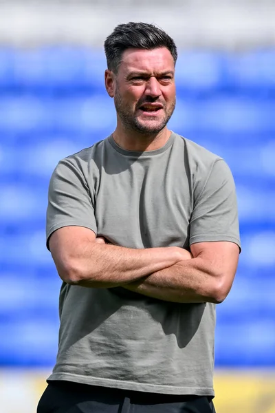 Johnnie Jackson, AFC Wimbledon teknik direktörü, Gök İddia Ligi 1 karşılaşmasında Bolton Wanderers, AFC Wimbledon 'a karşı Toughsheet Community Stadyumu, Bolton, İngiltere, 6 Eylül 2025