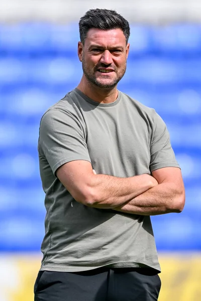 Johnnie Jackson, AFC Wimbledon teknik direktörü, Gök İddia Ligi 1 karşılaşmasında Bolton Wanderers, AFC Wimbledon 'a karşı Toughsheet Community Stadyumu, Bolton, İngiltere, 6 Eylül 2025