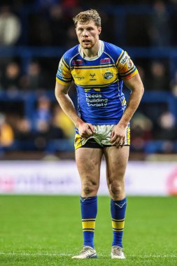 Leeds Rhinos takımından Morgan Gannon 26. Betfred Süper Ligi karşılaşmasında Leeds Gergedan, Catalans Dragons 'a karşı Headingley Stadyumu, Leeds, İngiltere, 11 Eylül 2025