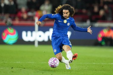 Chelsea 'den Marc Cucurella Premier Lig karşılaşmasında Brentford Chelsea' ye karşı Gtech Community Stadyumu, Londra, Birleşik Krallık, 13 Eylül 2025 