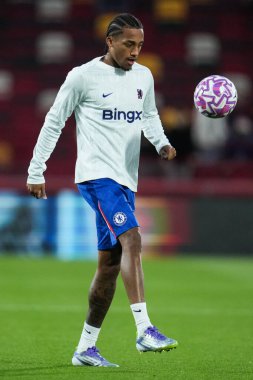 Chelsea 'den Joao Pedro Premier Lig karşılaşması öncesinde Brentford Chelsea' ye karşı Gtech Community Stadyumu, Londra, 13 Eylül 2025 