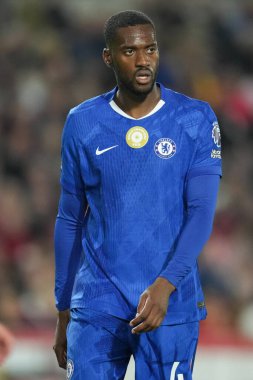 Chelsea 'den Tosin Adarabioyo Premier Lig karşılaşmasında Brentford Chelsea' ye karşı Gtech Community Stadyumu, Londra, Birleşik Krallık, 13 Eylül 2025 