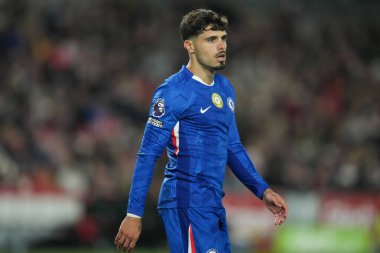 Chelsea 'den Pedro Neto Premier League karşılaşmasında Brentford Chelsea' ye karşı Gtech Community Stadyumu 'nda, 13 Eylül 2025 