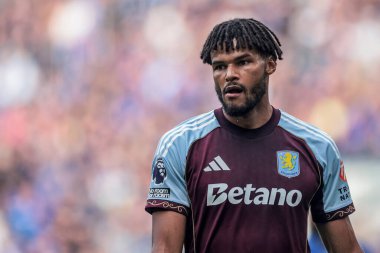 Aston Villa takımından Tyrone Mings Premier League maçında Everton, Aston Villa 'ya karşı Hill Dickinson Stadyumu, Liverpool, Birleşik Krallık, 13 Eylül 2025 