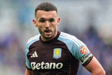 Aston Villa takımından John McGinn Premier League maçında Everton, Aston Villa 'ya karşı Hill Dickinson Stadyumu, Liverpool, Birleşik Krallık, 13 Eylül 2025            