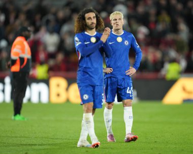 Chelsea 'den Alejandro Garnacho Premier League maçında Brentford Chelsea' ye karşı Gtech Community Stadyumu, Londra, 13 Eylül 2025 